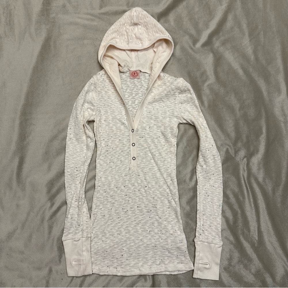 ASO Bella Swan ~ screen accurate ~ Curious Gypsy Thumbhole Hoodie Henley ~ New